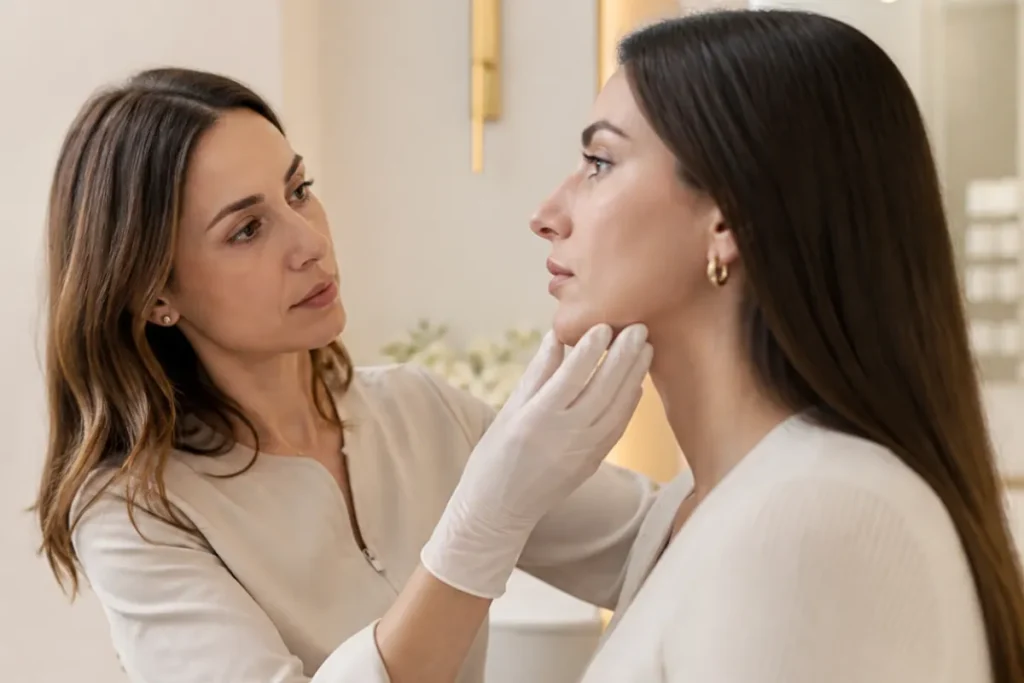 Valoración de armonización facial en clínica de San Sebastián
