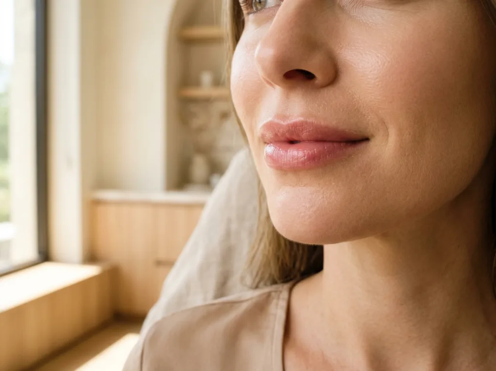 Aumento de labios con volumen natural en clínica de San Sebastián
